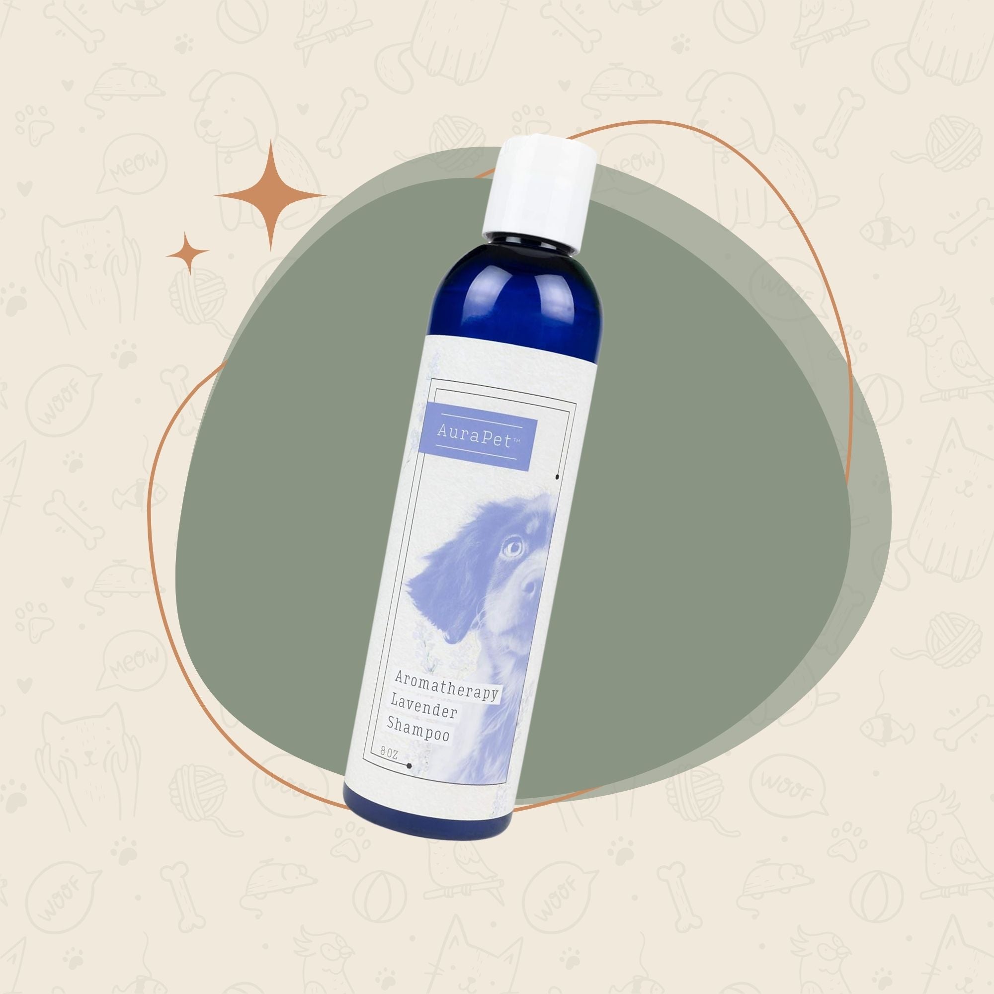 AuraPet Aromatherapy Dog Shampoo for Dry, Sensitive Skin