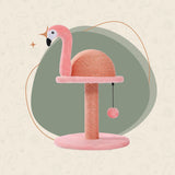 Cat Scratching Post Flamingo