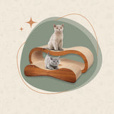 2 in 1 Cat Scratcher & Lounge Bed