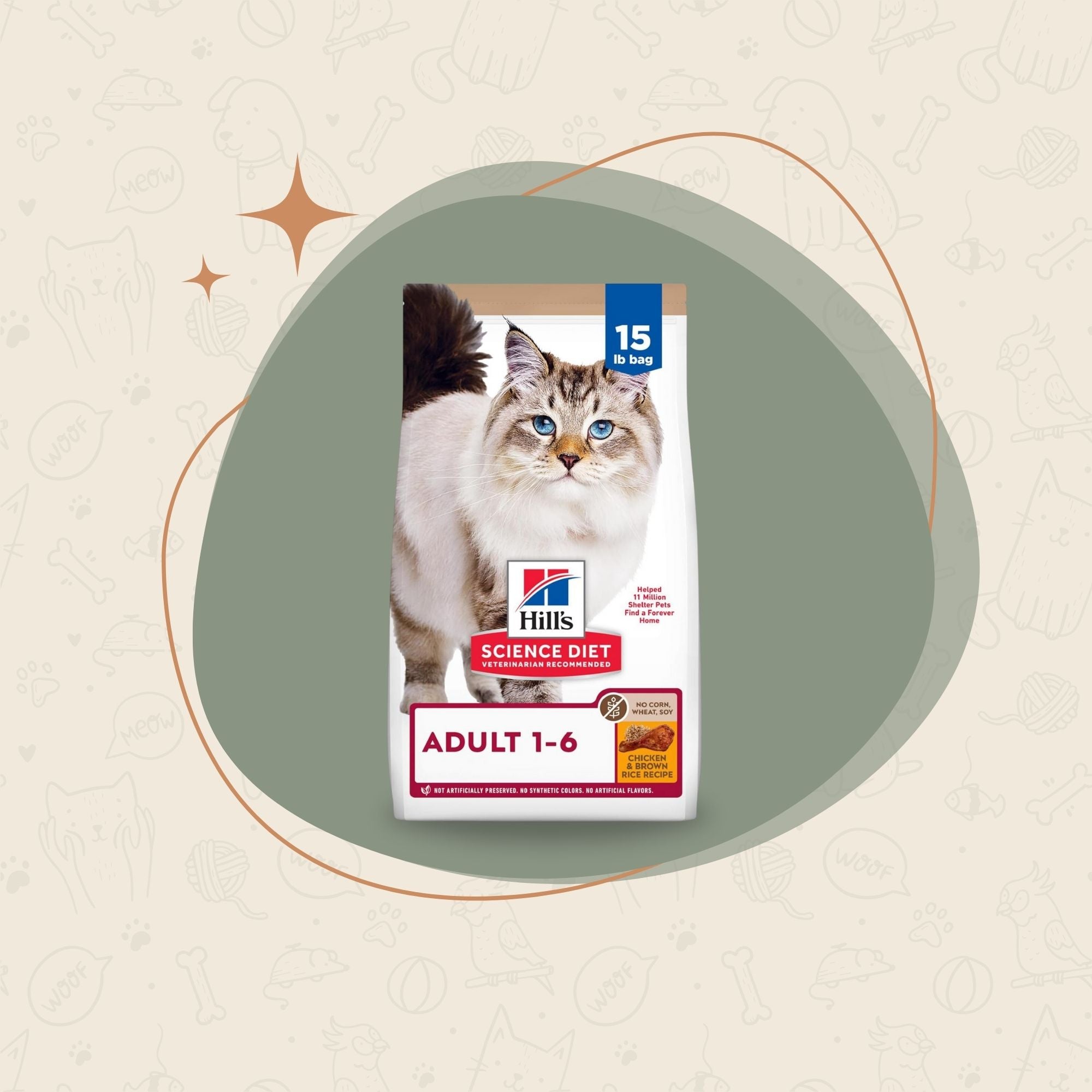 Hills Science Diet Adult Cat Food Ages 1-6