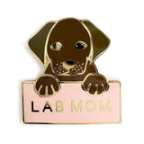 Lab Mom Enamel Pin