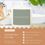 LuxiPawtique Spiced Oatmilk Soy Candle