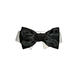 Black Satin Bow Tie