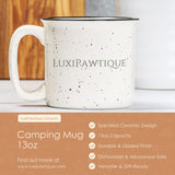 LuxiPawtique Ceramic Camping Mug