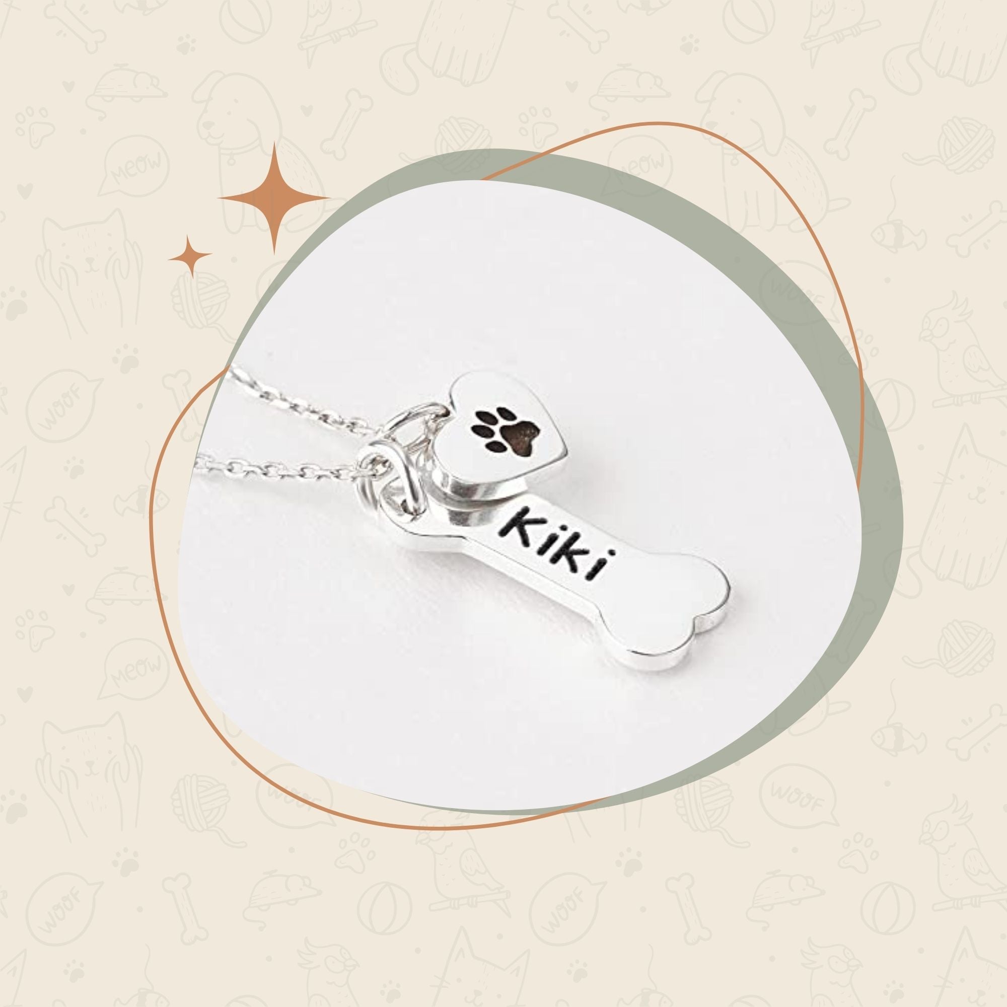 Personalized Dog Mom Necklace