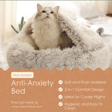 Plush Hooded Anti-Anxiety Bed