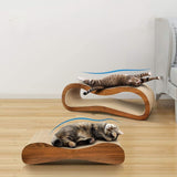 2 in 1 Cat Scratcher & Lounge Bed