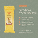 Burt's Bees Hypoallergenic Cat Grooming Wipes - 2 Pack