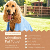 Ultra Soft and Absorbant Microfiber Pet Towel