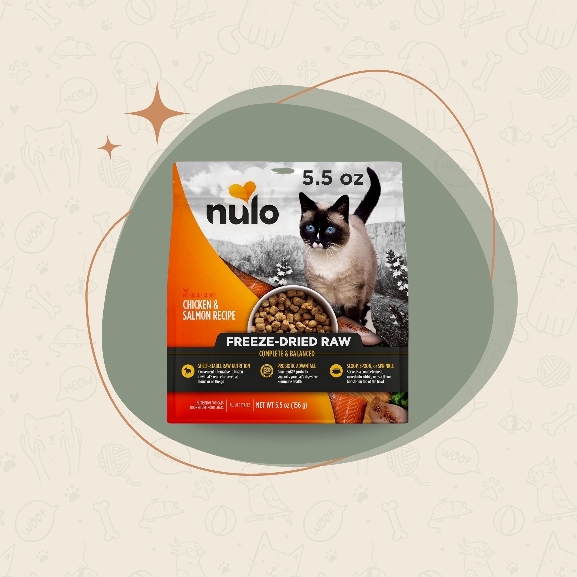 Nulo Raw Wet Cat Food Meal or Topper