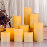 Pet Safe Flameless Pillar Candle Set of 9