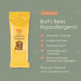 Burt's Bees Hypoallergenic Dog Grooming Wipes - 2 Pack