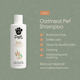 Vegan Oatmeal Pet Shampoo with Aloe and Chamomile